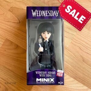 Minix Wednesday Addams With Thing Collectable Figurine MGM TV Series #123 NEW